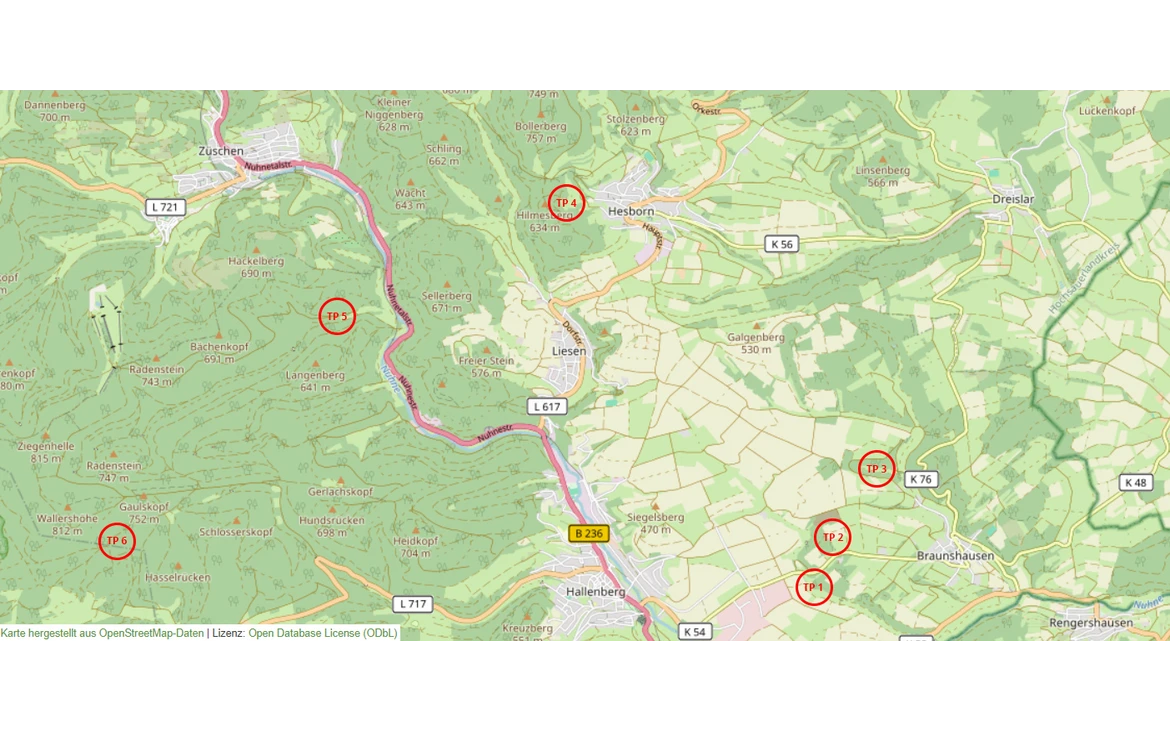 Trekking Übersichtskarte