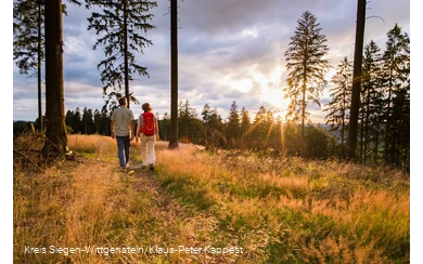 Wanderer Schieferpfad