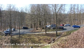 Wanderparkplatz an der Breitenbachtalsperre