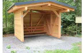 Bietet Schutz zu jeder Jahreszeit: die Schutzhütte