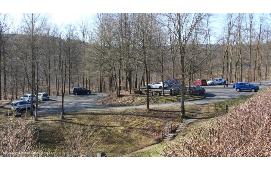 Wanderparkplatz an der Breitenbachtalsperre