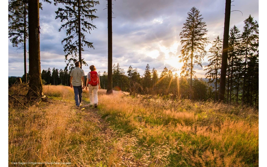 Wanderer Schieferpfad