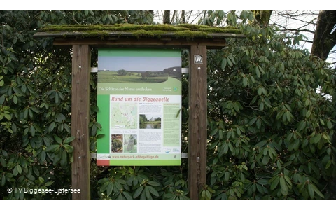 Beschilderung Biggequelle