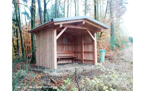 Schutz zu jeder Jahreszeit: die Schutzhütte Kauken