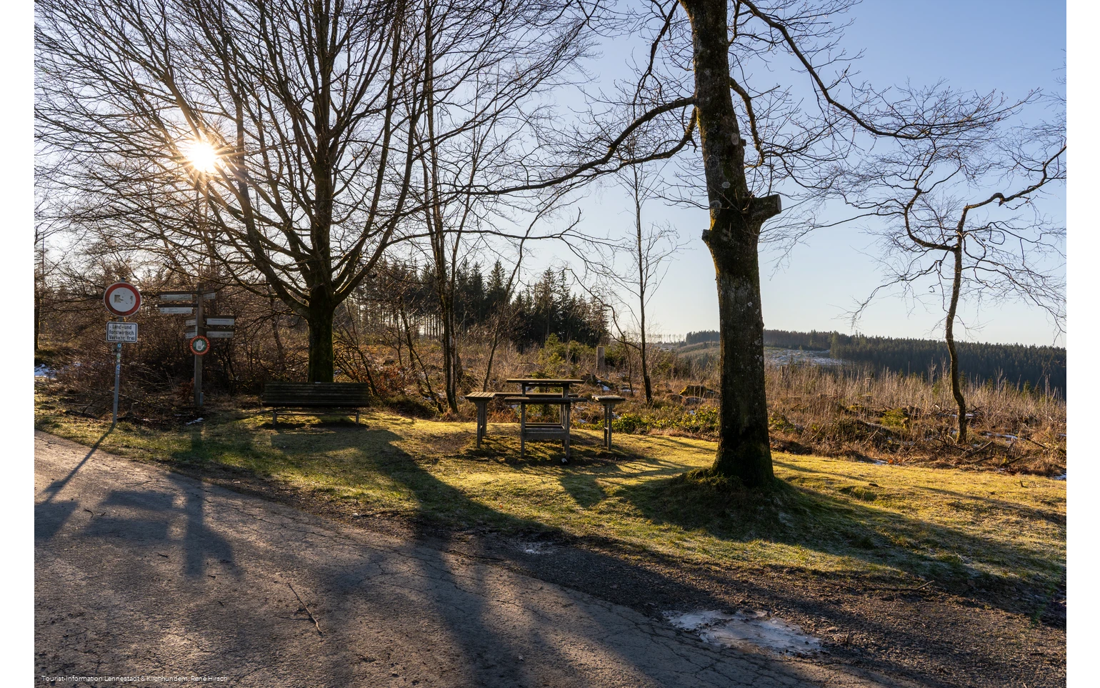 Vesperinsel am Wanderparkplatz Heinsberger Hochheide