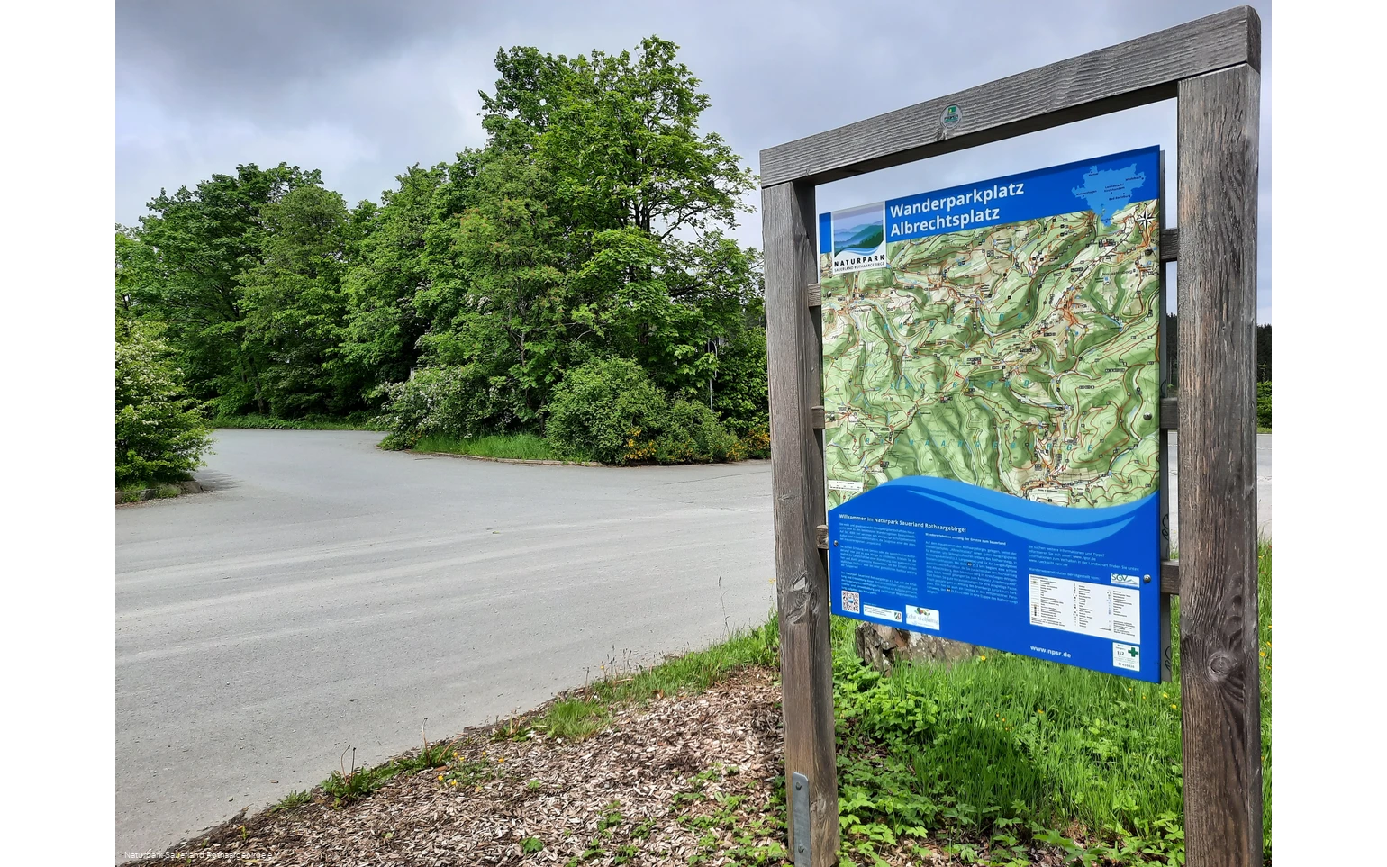 Startpunkt für viele Wanderungen - der Albrechtsplatz