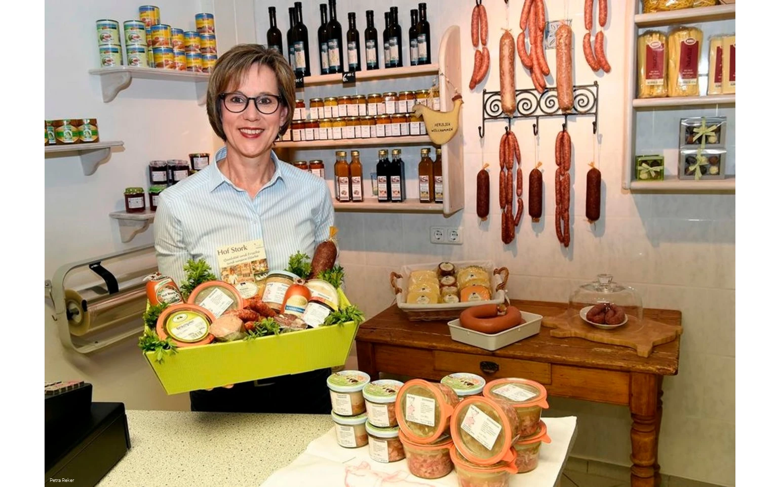 Brigitte Reinken-Stork in ihrem Hofladen