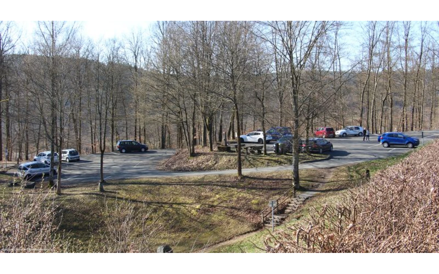 Wanderparkplatz an der Breitenbachtalsperre