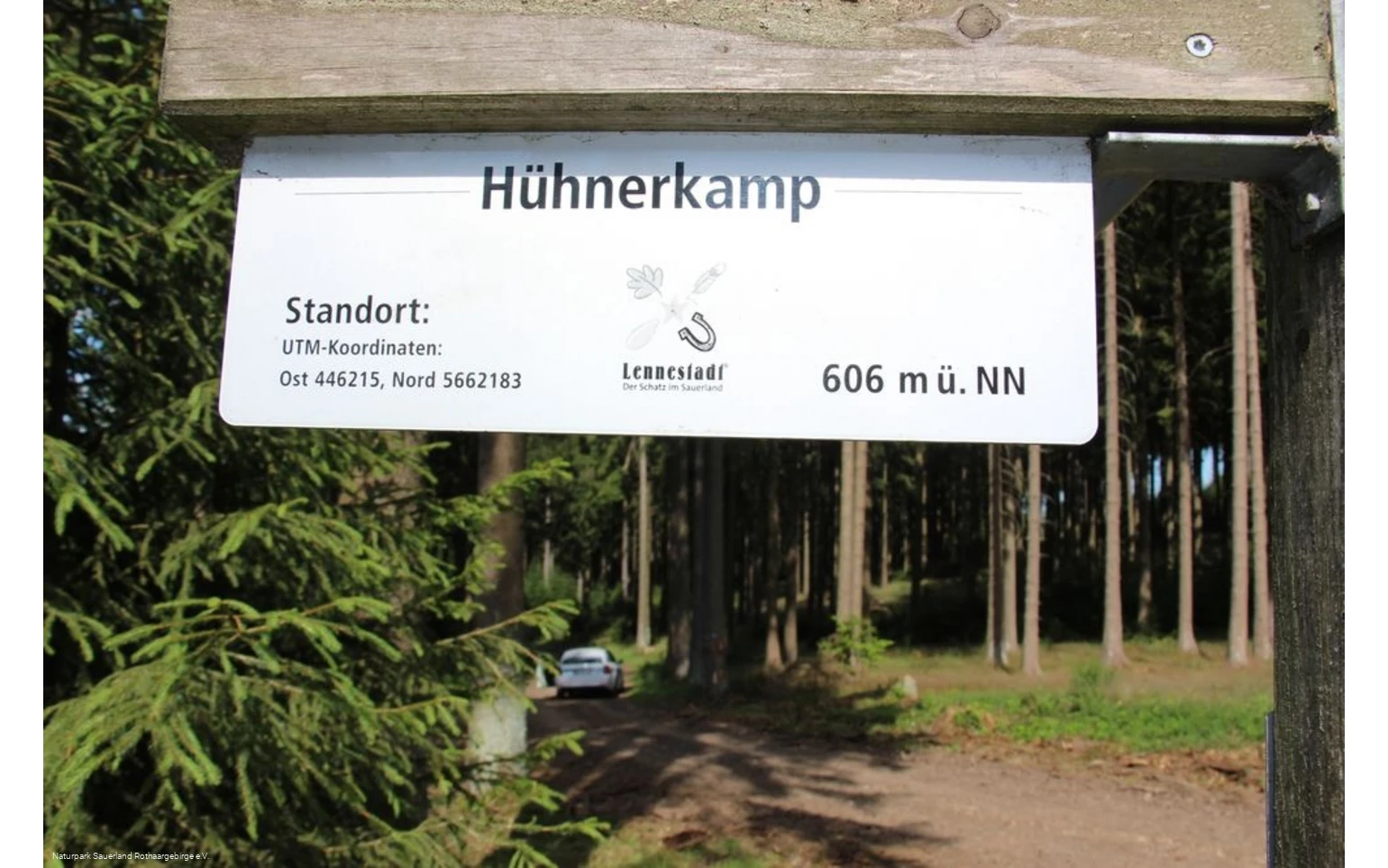 Hühnerkamp - gelegen auf 606 m üNN