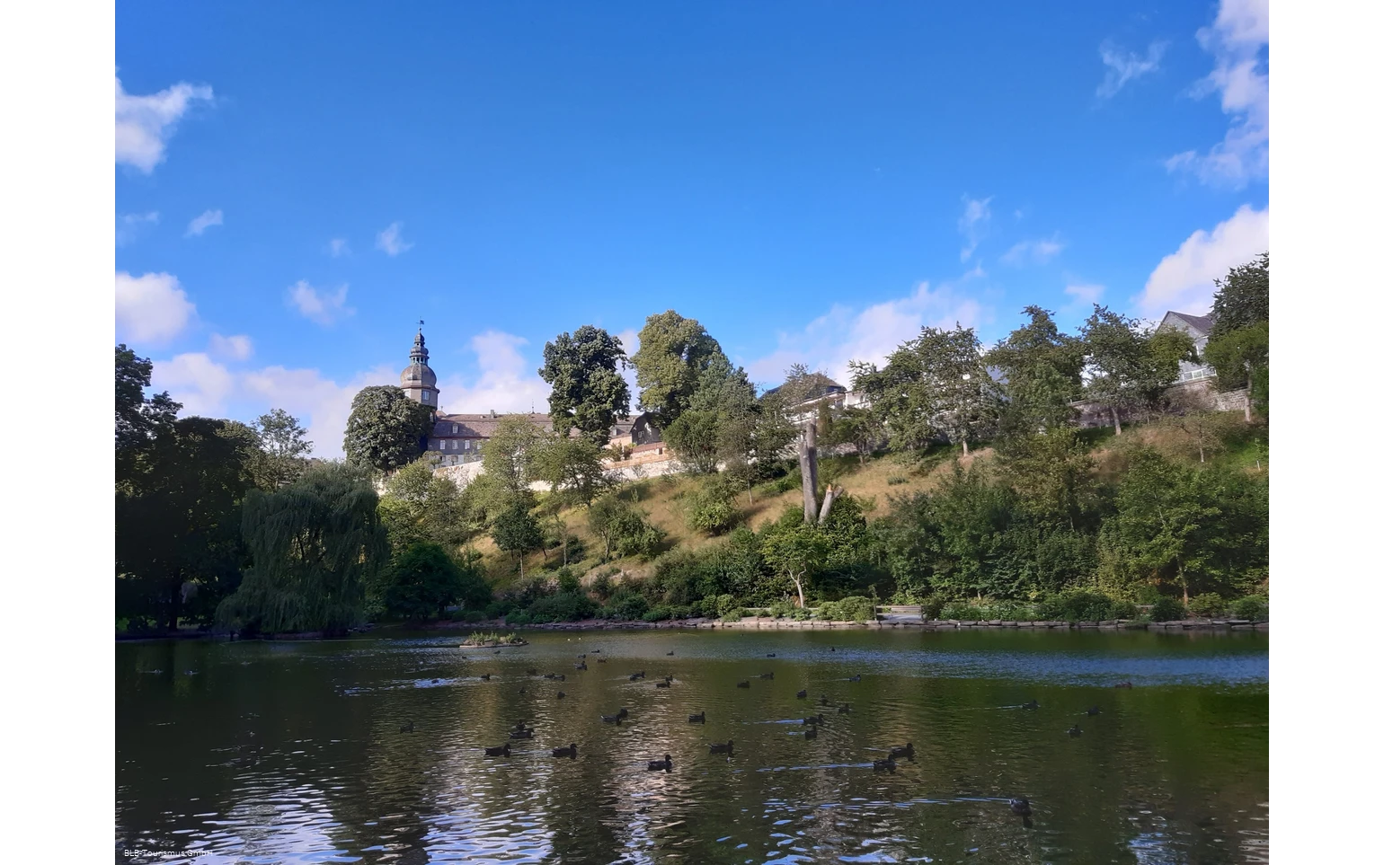 Schloss Berleburg - Blick vom Park