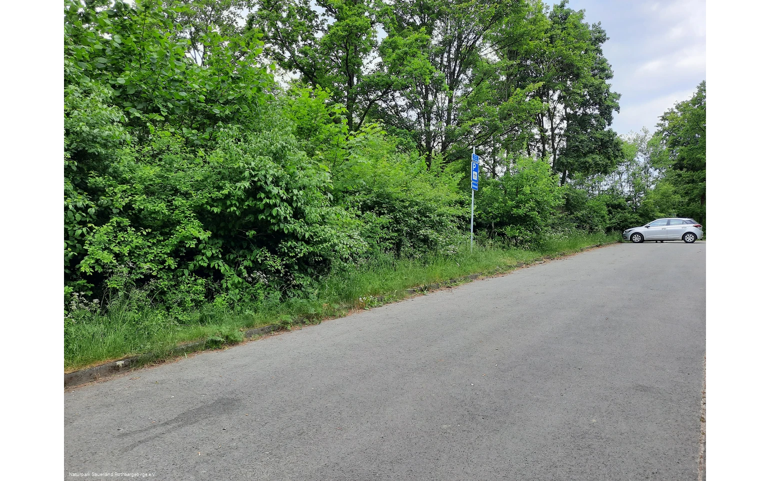 Ausreichend Platz zum Parken