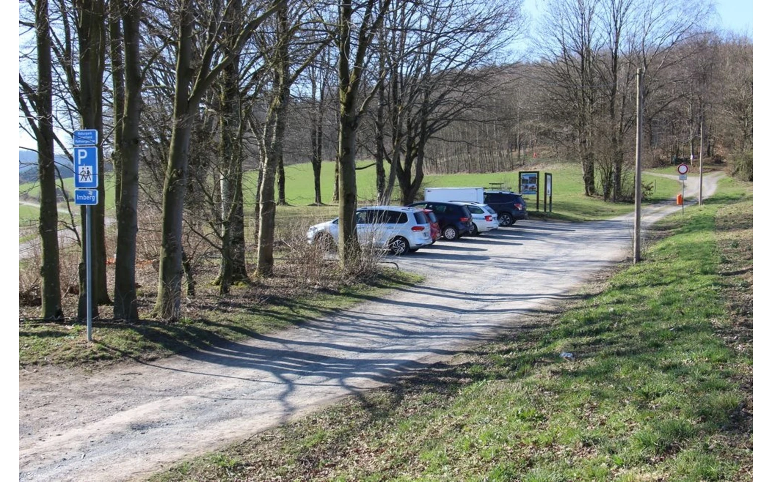 Parkfläche Wanderparkplatz Imberg