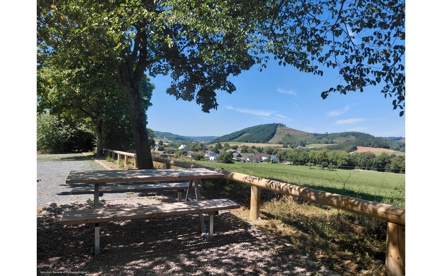 Sitzmöbel und Ausblick