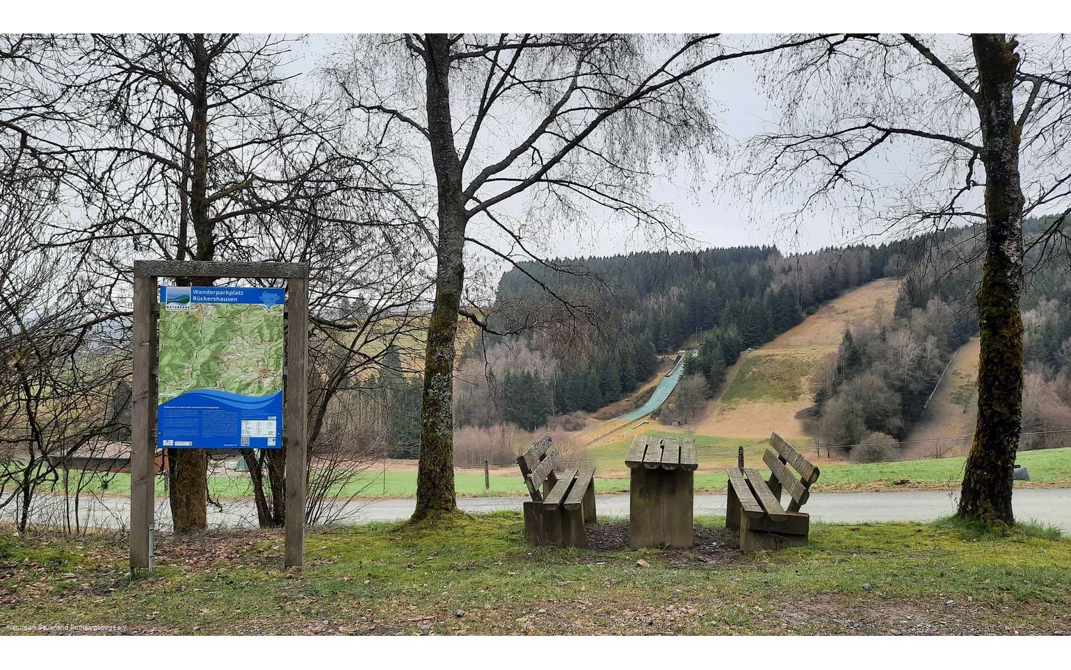 Wanderparkplatz in Rückershausen