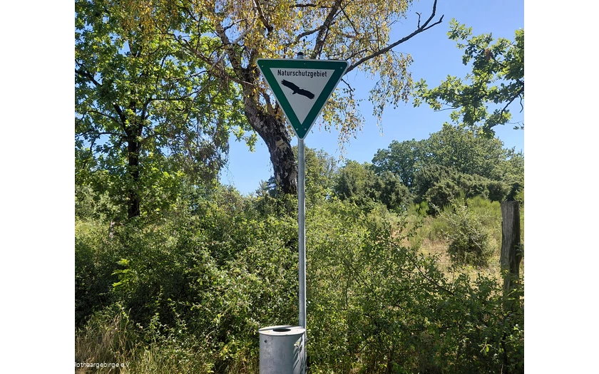 Einblick in das Naturschutzgebiet