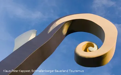Krummstab des WaldSkulpturenWegs am Kyrill-Pfad Schanze