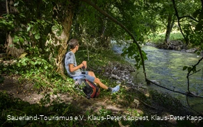 Pause an der Hönne