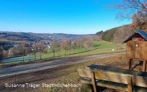 Lesebank an der Wäller Runde