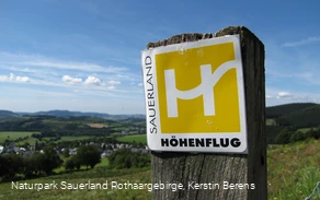 Panoramaweg oberhalb von Holthausen