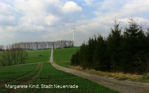 A1 Hespe - Blick auf Windrad an der Kracht
