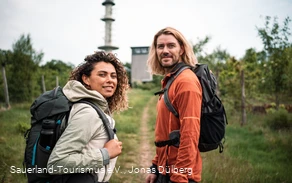 Wanderer auf der Nordhelle Wanderer auf der Nordhelle