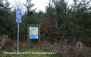 Der Wanderparkplatz Weddel