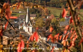 Blick von der Höhe nach Müsen