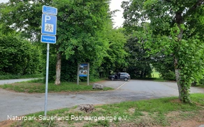 Wanderparkplatz unweit des Berleburger Schlosses