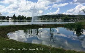 Fontaine im Vorbecken