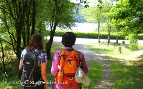 Kalorienpfad Hilchenbach Blick auf Talsperre Kalorienpfad Hilchenbach Blick auf Talsperre