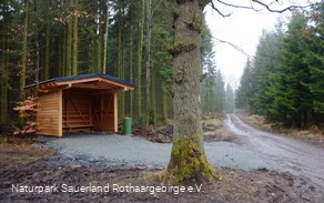 Die Schutzhütte &amp;quot;Auf'm Stück&amp;