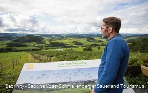 Panoramatafel Somberg am Sauerland-Höhenflug