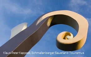 Krummstab des WaldSkulpturenWegs am Kyrill-Pfad Schanze