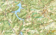 Wanderwegenetz am Wanderparkplatz Niederholte