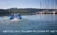 Tretboot in Seenot