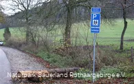 Willkommen beim Wanderparkplatz Kelbketal!