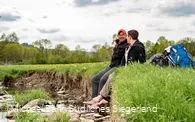 Wanderer am Wetterbach