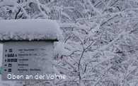 Auch im Winter lädt das Wanderwegenetz zu einem Au