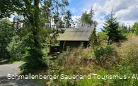 Schutzhütte in der Nähe des Schneekreuzes