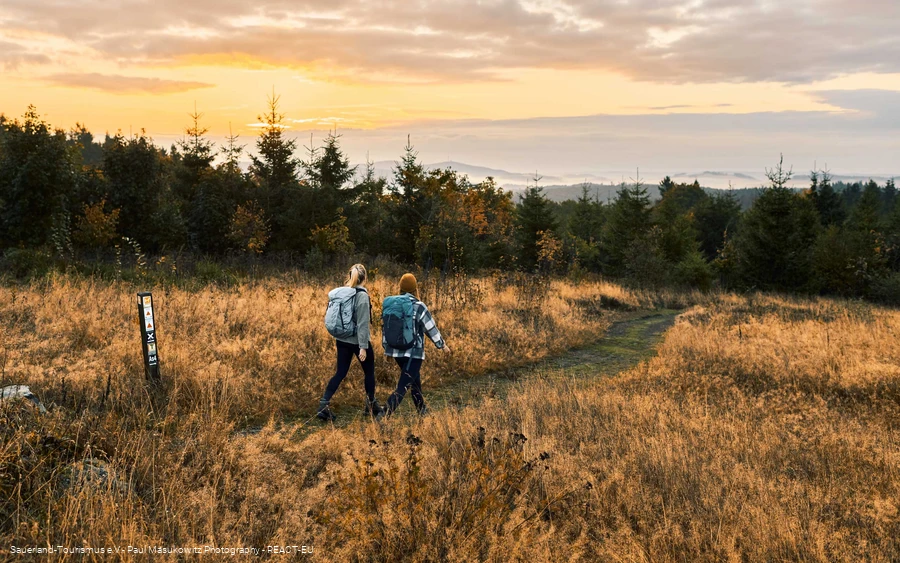 Wanderer Kahler Asten Sonnenaufgang
