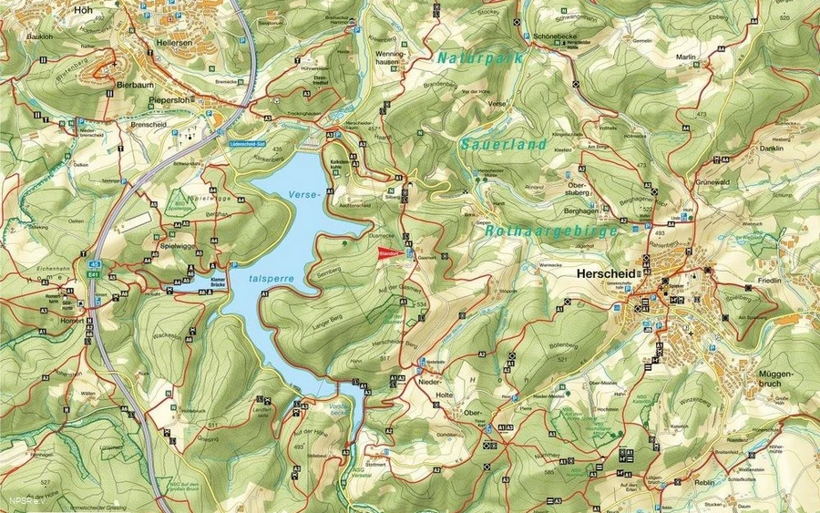 Wanderwegenetz