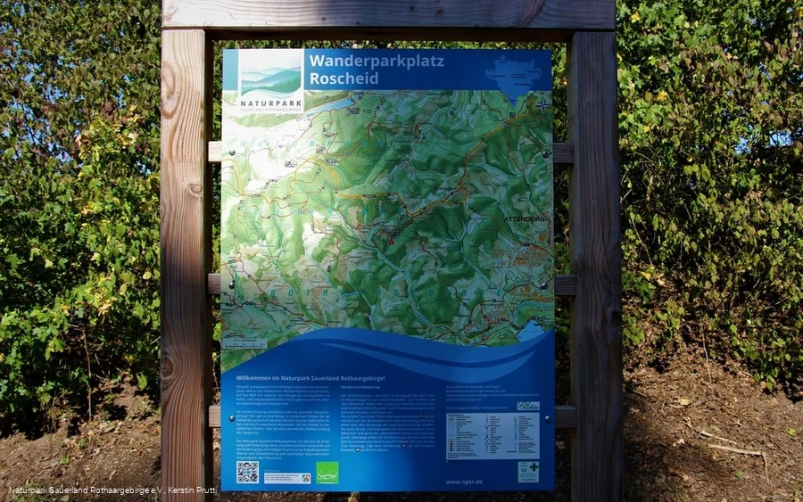 Viel Wissenswertes bietet die Infotafel für den Wa