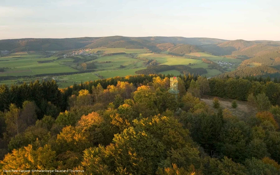 Blick vom Wilzenberg in Richtung Holthausen Blick vom Wilzenberg in Richtung Holthausen