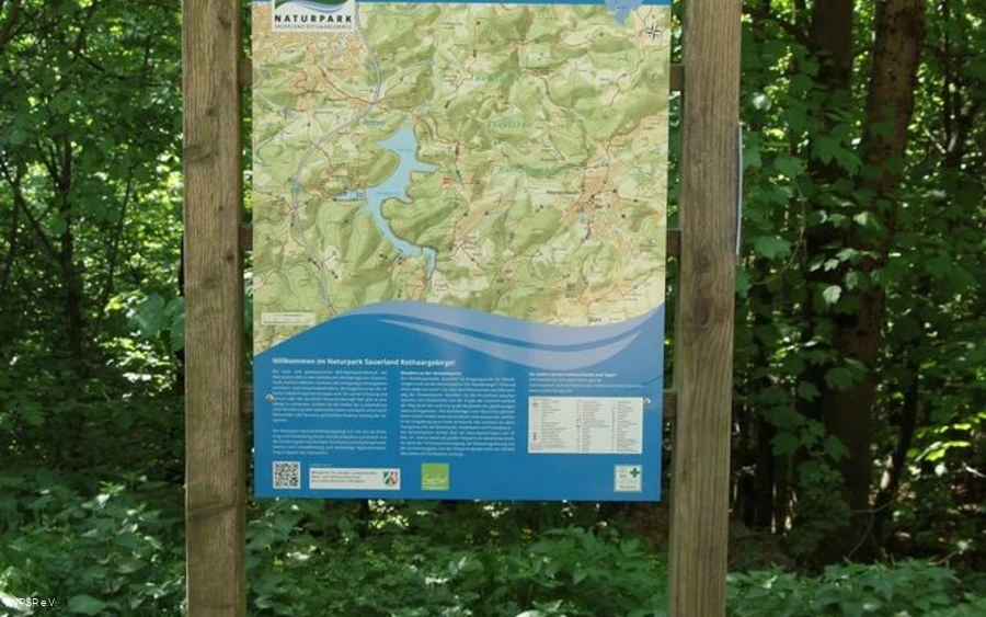 Informationstafel am Standort Gasmert Informationstafel am Standort Gasmert