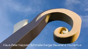 Krummstab des WaldSkulpturenWegs am Kyrill-Pfad Schanze