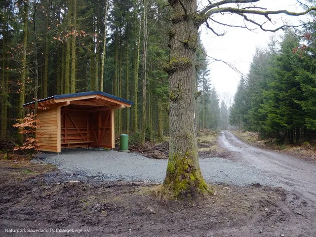 Die Schutzhütte &amp;quot;Auf'm Stück&amp;