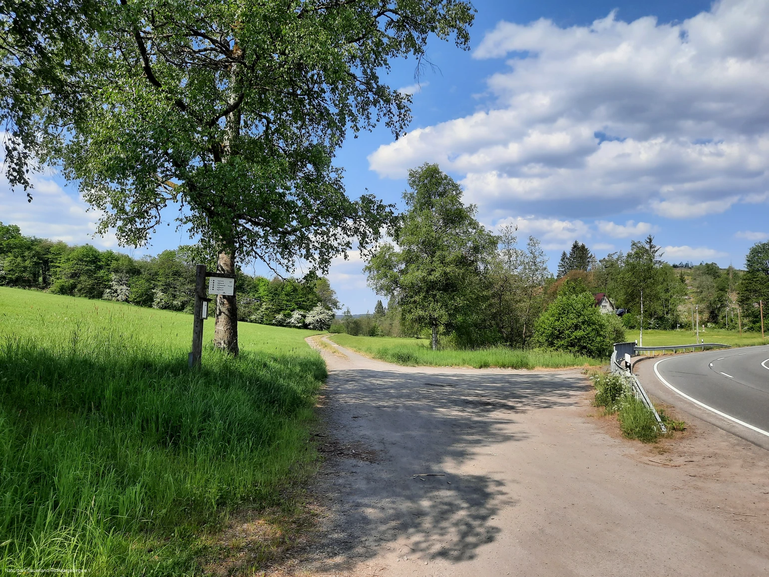 Ausgangspunkt für Wanderungen im Elberndorfer Bachtal