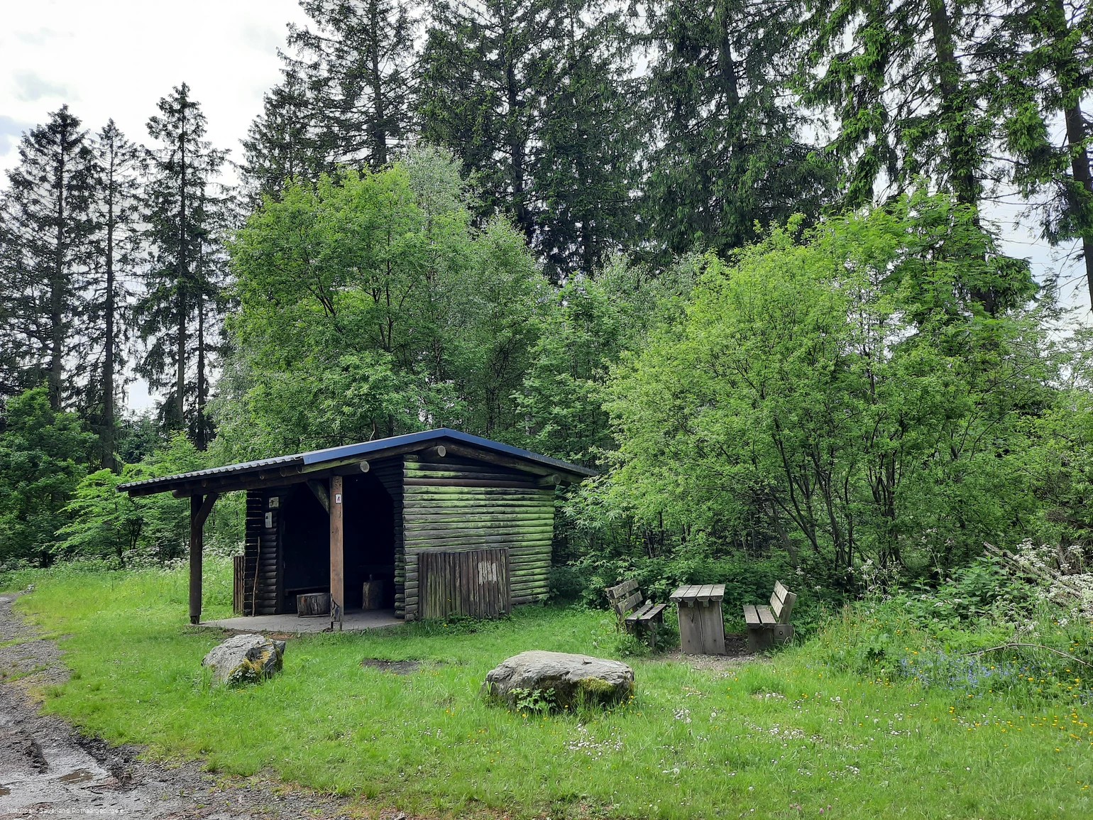 Schutzhütte am Rothaarsteig