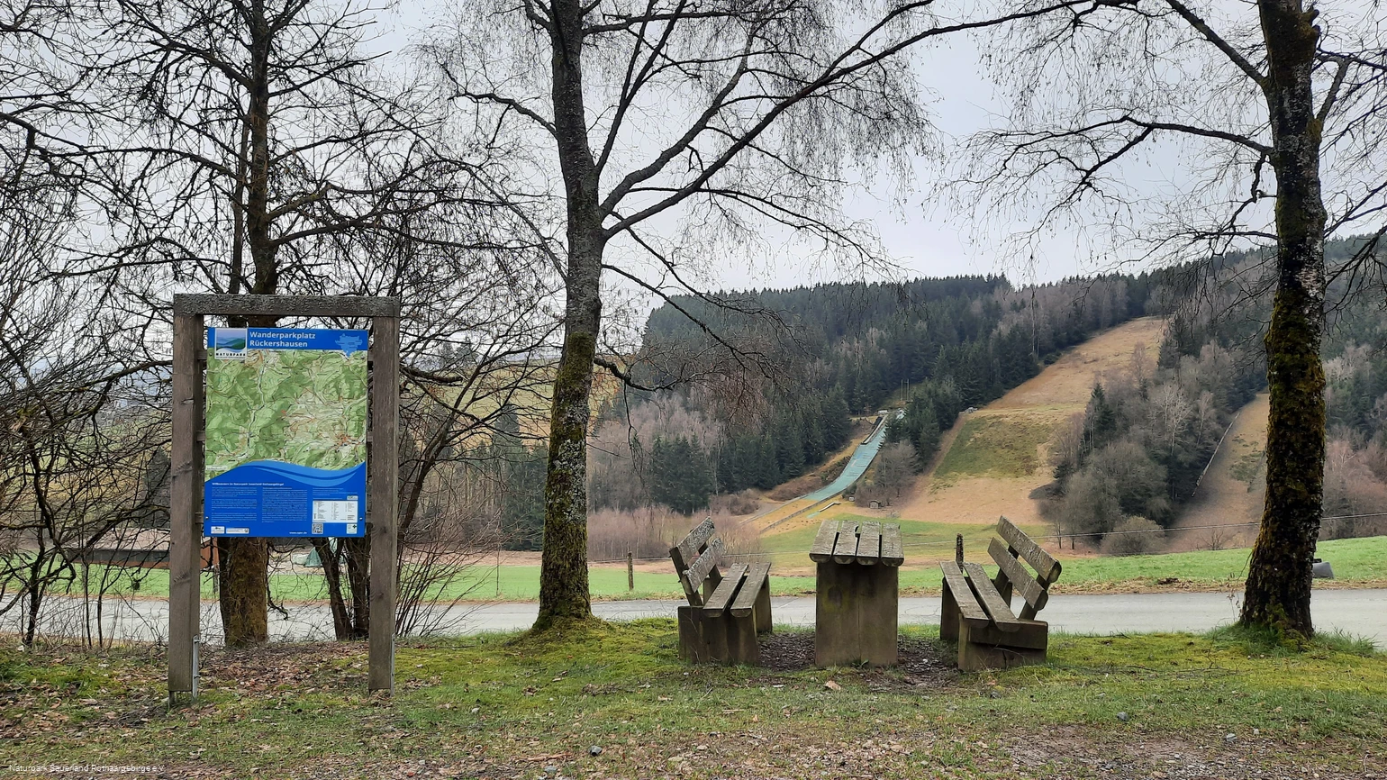 Wanderparkplatz in Rückershausen