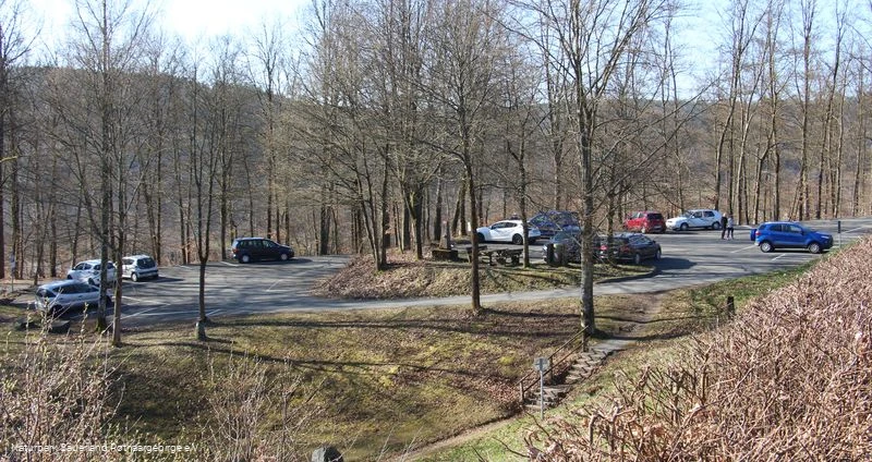 Wanderparkplatz an der Breitenbachtalsperre